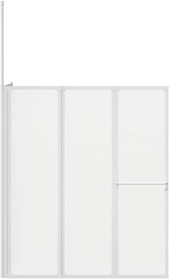 Dušo/vonios sienelė, 70x120x137cm, L formos, 4 plokštės, sulankstoma