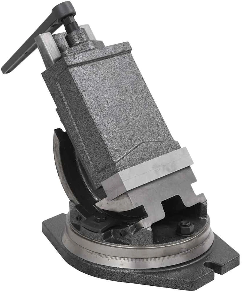 Dviejų ašių pakreipiamas spaustuvas, 160mm