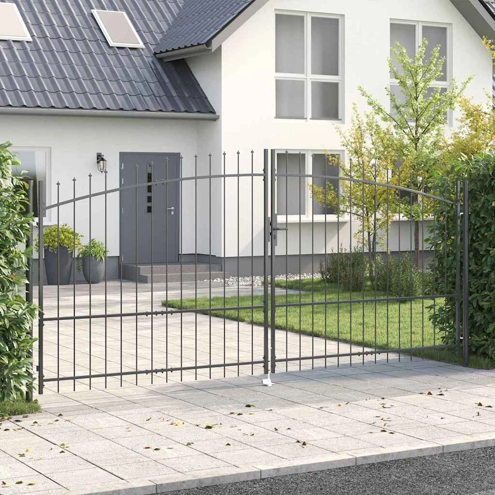 Dviejų durų vartai WOERDEN 400 x 224,5 cm Plienas Užrakintas