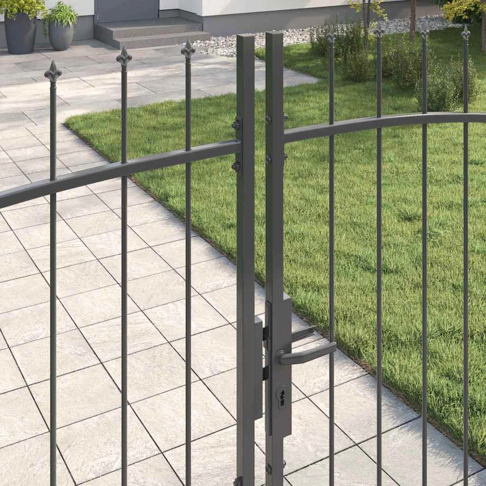 Dviejų durų vartai WOERDEN 400 x 224,5 cm Plienas Užrakintas