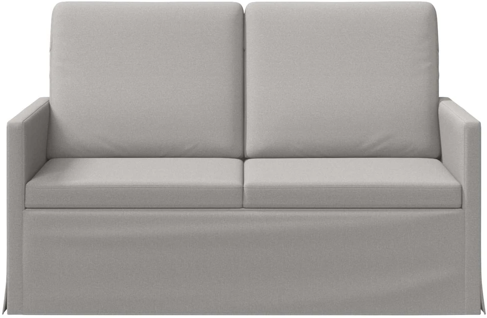 Dviejų vietų sofa Debesų pilka 130 x 81 x 82 cm Audinys