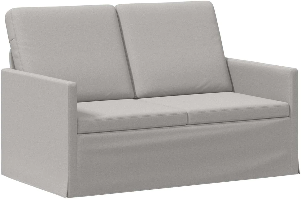 Dviejų vietų sofa Debesų pilka 130 x 81 x 82 cm Audinys