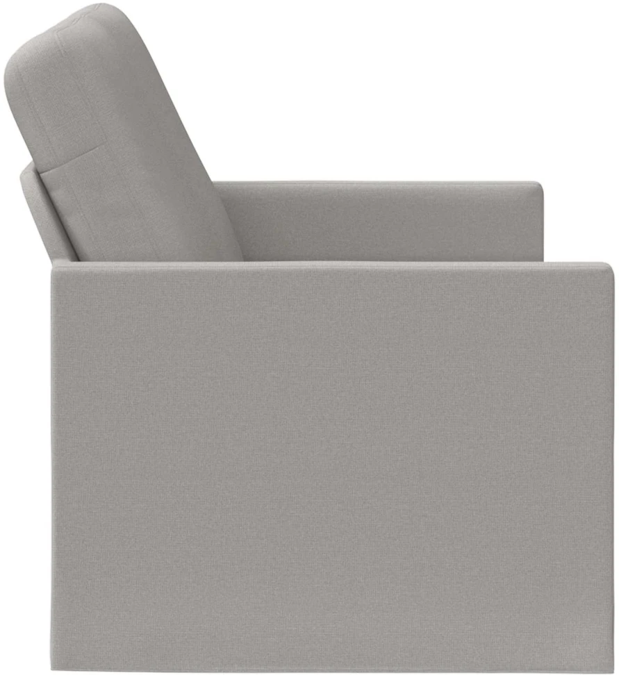 Dviejų vietų sofa Debesų pilka 130 x 81 x 82 cm Audinys