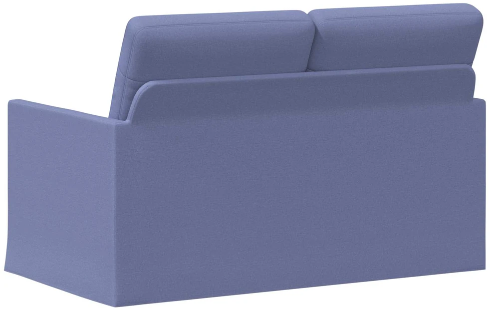 Dviejų vietų sofa Džinsinės mėlynos 130 x 81 x 82 cm Audinys