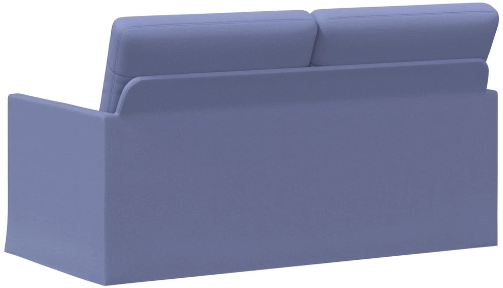 Dviejų vietų sofa Džinsinės mėlynos 150 x 81 x 82 cm Audinys