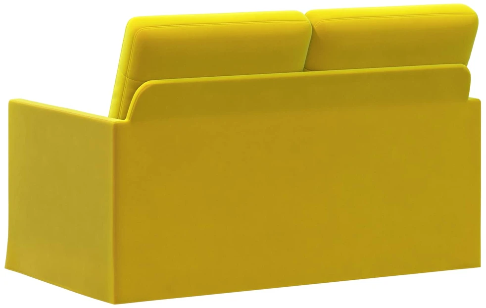 Dviejų vietų sofa Geltona 130 x 81 x 82 cm Aksomas