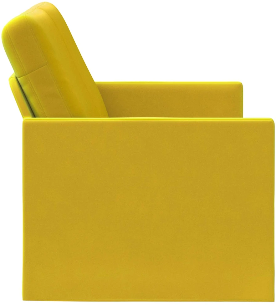 Dviejų vietų sofa Geltona 130 x 81 x 82 cm Aksomas