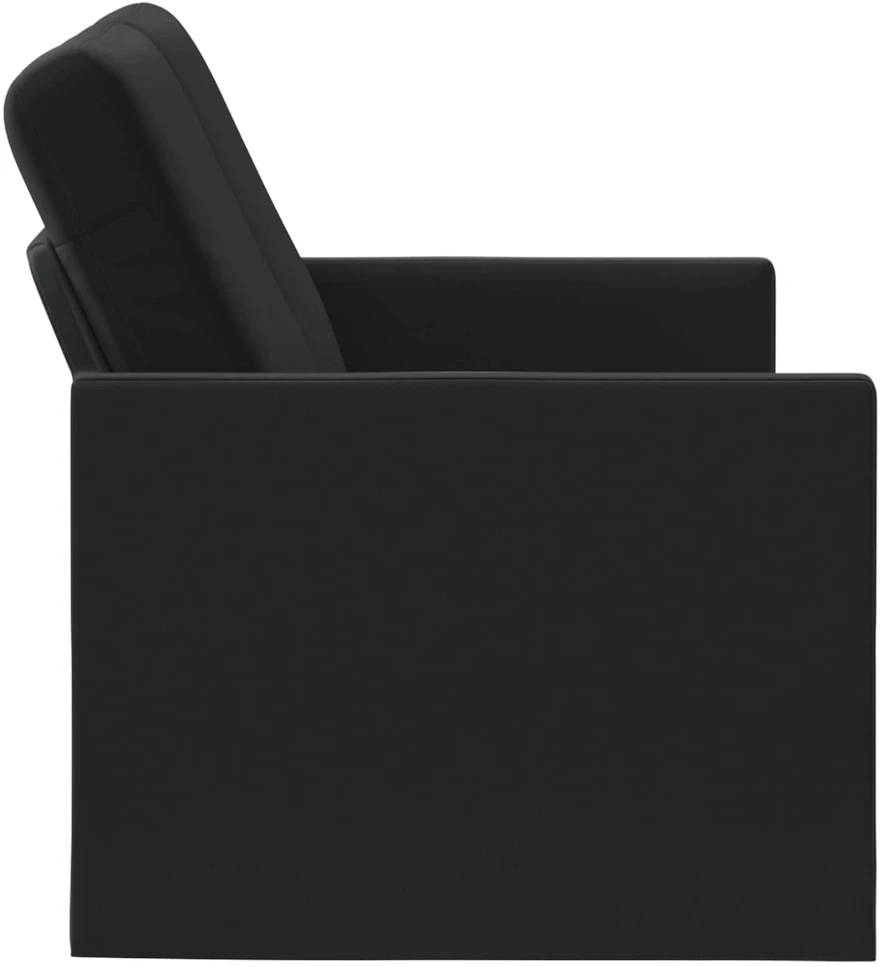 Dviejų vietų sofa Juoda 130 x 81 x 82 cm Aksomas
