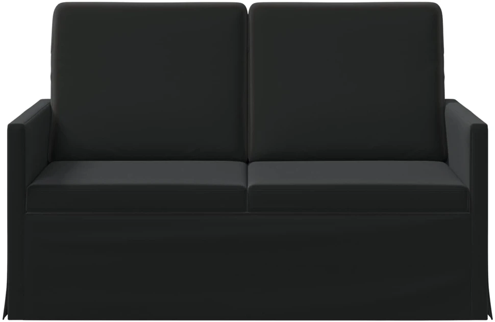 Dviejų vietų sofa Juoda 130 x 81 x 82 cm Aksomas