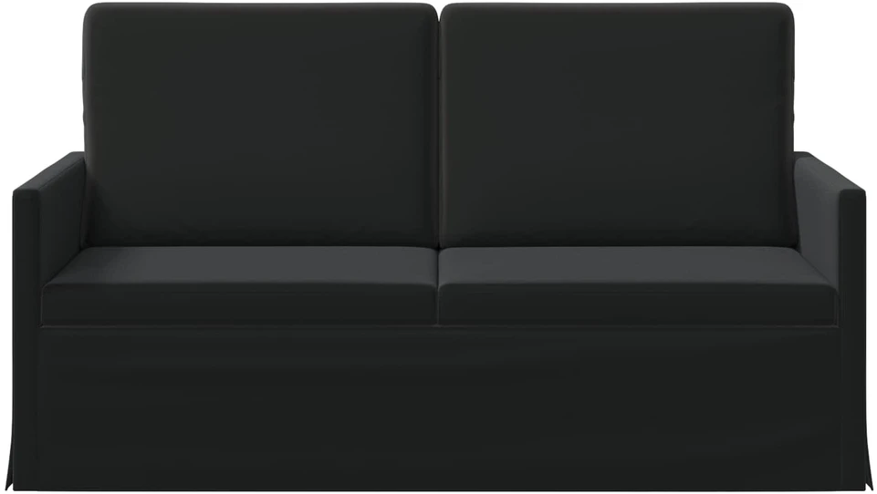 Dviejų vietų sofa Juoda 150 x 81 x 82 cm Aksomas