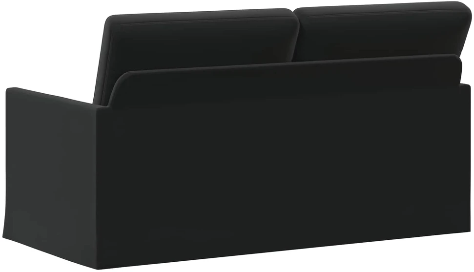 Dviejų vietų sofa Juoda 150 x 81 x 82 cm Aksomas