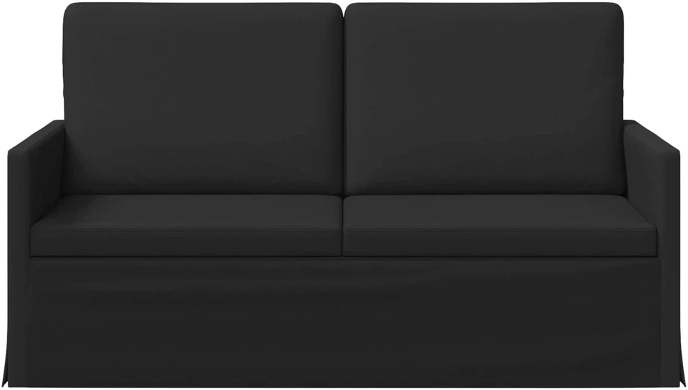 Dviejų vietų sofa Juoda 150 x 81 x 82 cm Audinys