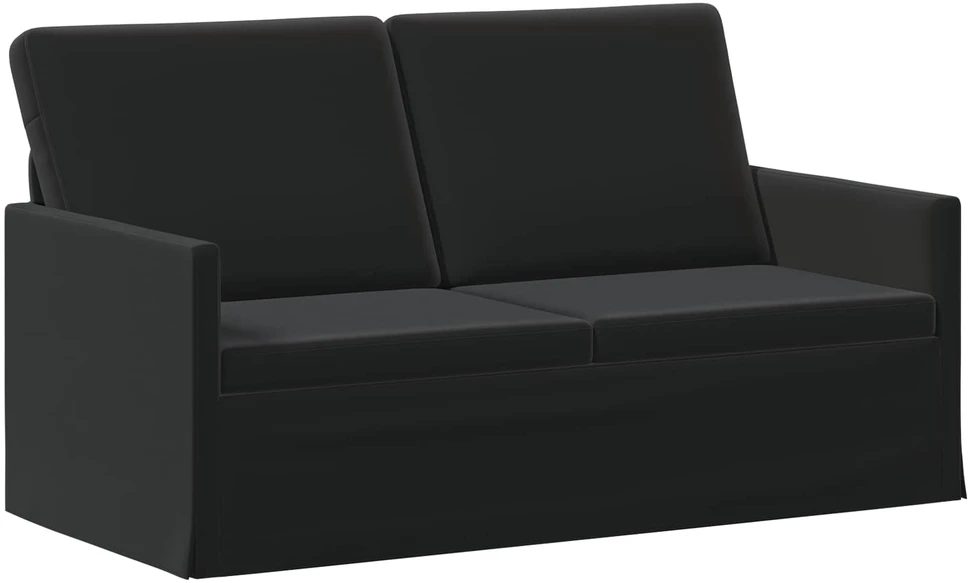Dviejų vietų sofa Juoda 150 x 81 x 82 cm Aksomas