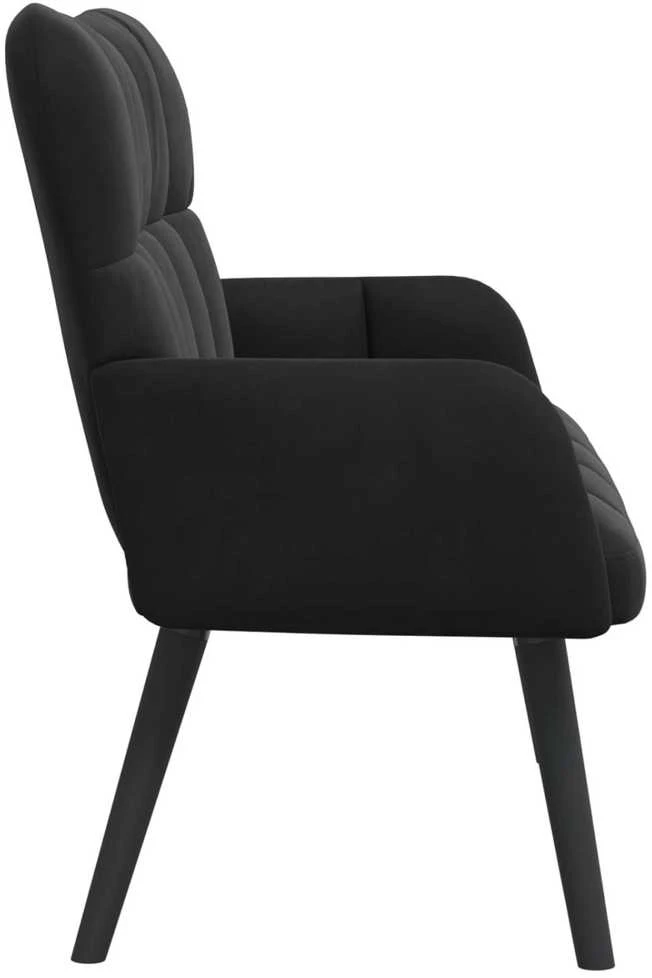 Dvitaškė sofa Juoda 115 x 61 x 87 cm Aksomas