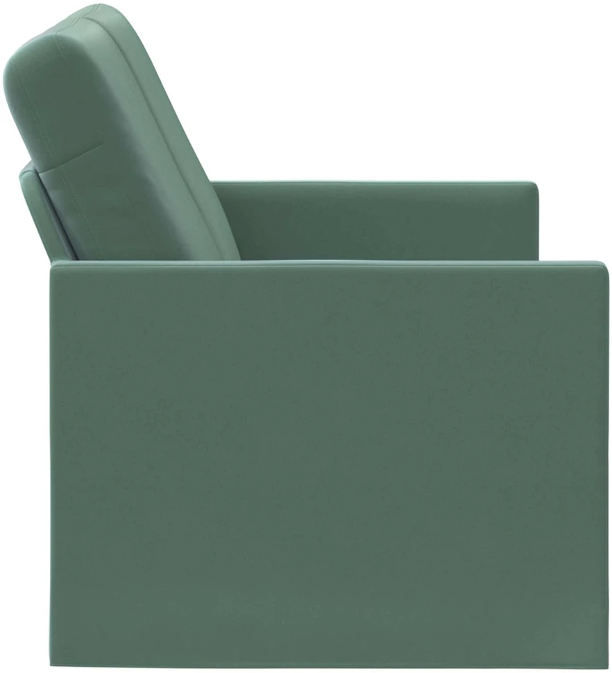 Dviejų vietų sofa Jūrinė žalia 130 x 81 x 82 cm Aksomas