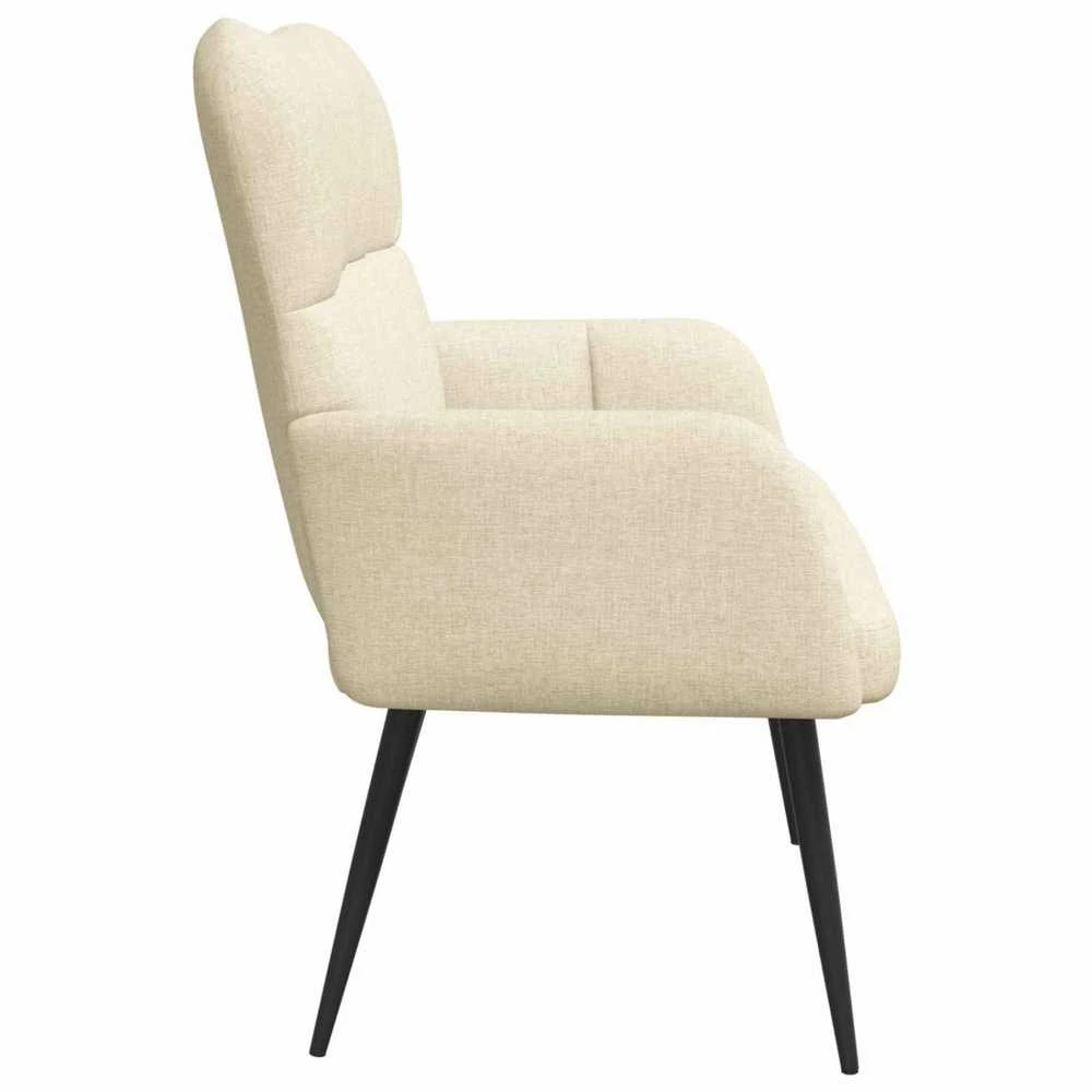 Dvitaškė sofa Kreminė 115 x 61 x 87 cm Audinys