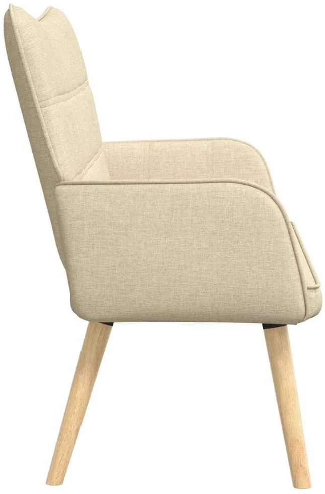 Dvitaškė sofa Kreminė 115 x 61 x 87 cm Audinys