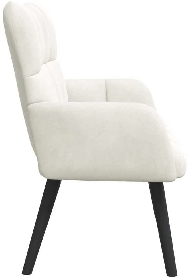 Dvitaškė sofa Kreminė 115 x 61 x 87 cm Aksomas