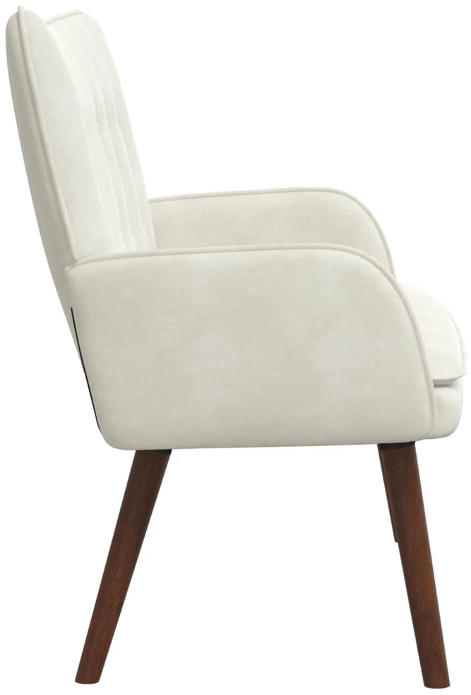 Dvitaškė sofa Kreminė 115 x 61 x 87 cm Aksomas