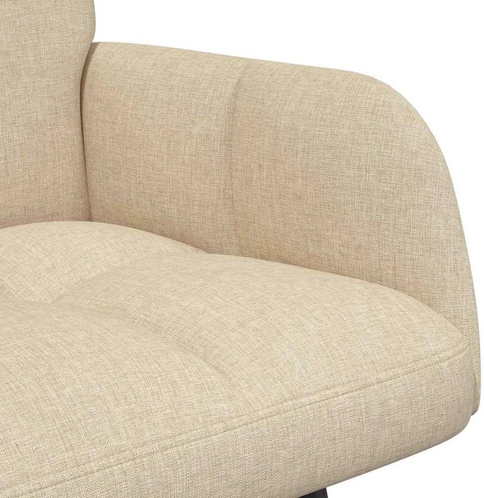 Dvitaškė sofa Kreminė 115 x 61 x 87 cm Audinys