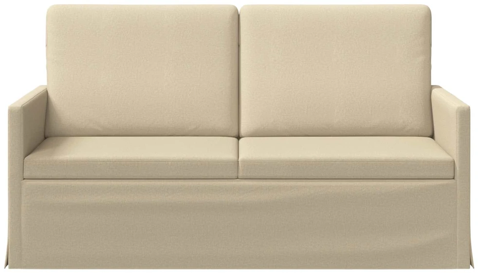 Dviejų vietų sofa Kreminė 150 x 81 x 82 cm Audinys