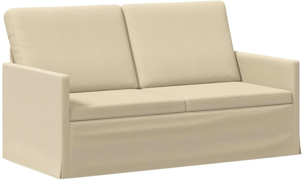 Dviejų vietų sofa Kreminė 150 x 81 x 82 cm Audinys