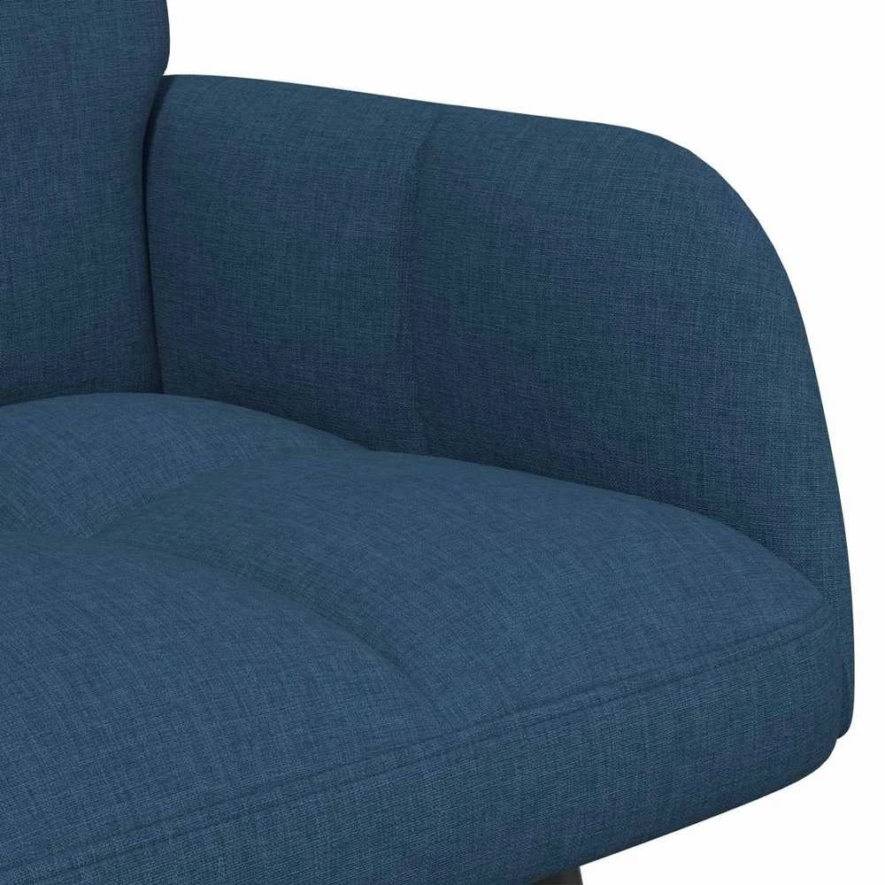 Dvitaškė sofa Mėlyna 115 x 61 x 87 cm Audinys