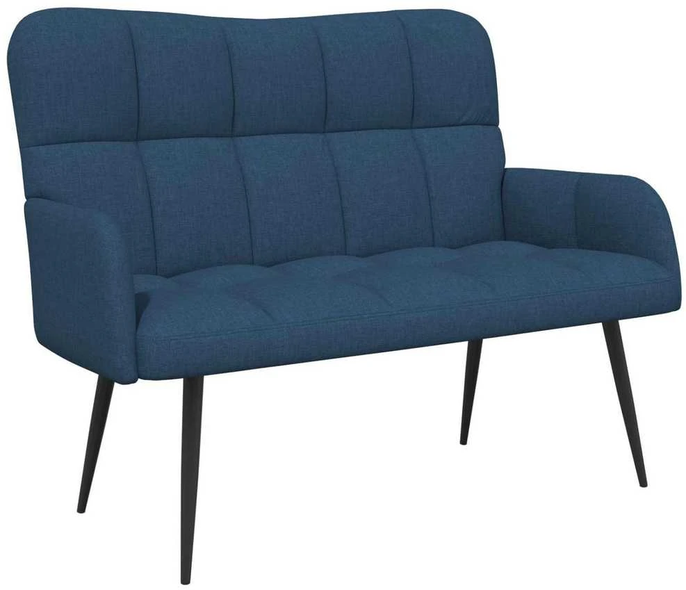 Dvitaškė sofa Mėlyna 115 x 61 x 87 cm Audinys