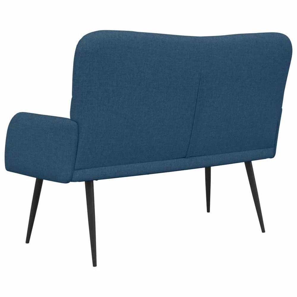 Dvitaškė sofa Mėlyna 115 x 61 x 87 cm Audinys