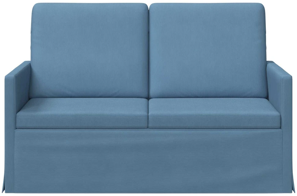 Dviejų vietų sofa Mėlyna 130 x 81 x 82 cm Kordūrinis audinys