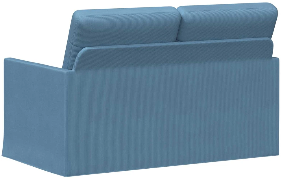 Dviejų vietų sofa Mėlyna 130 x 81 x 82 cm Kordūrinis audinys