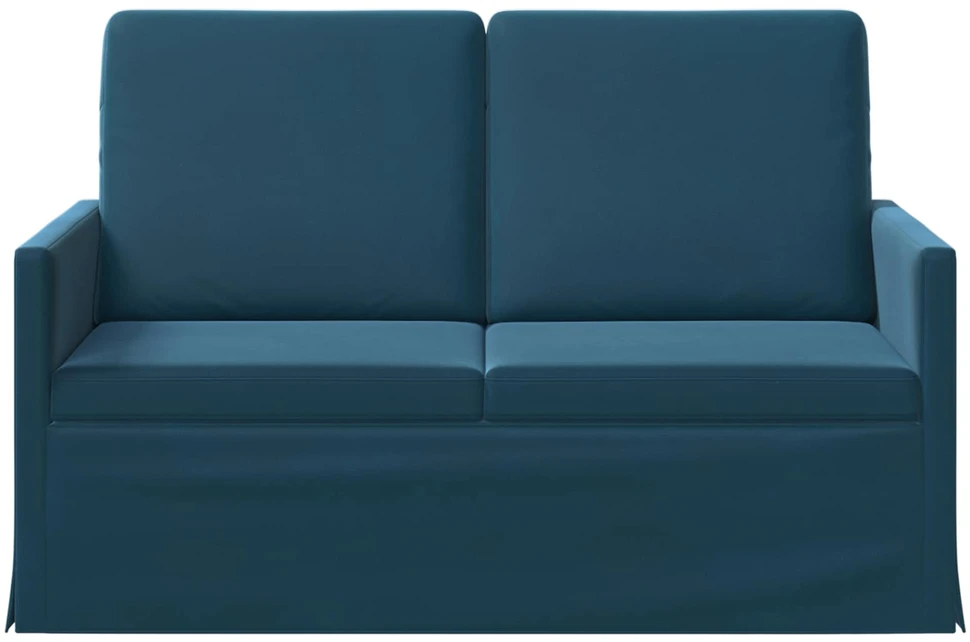 Dviejų vietų sofa Mėlyna 130 x 81 x 82 cm Aksomas