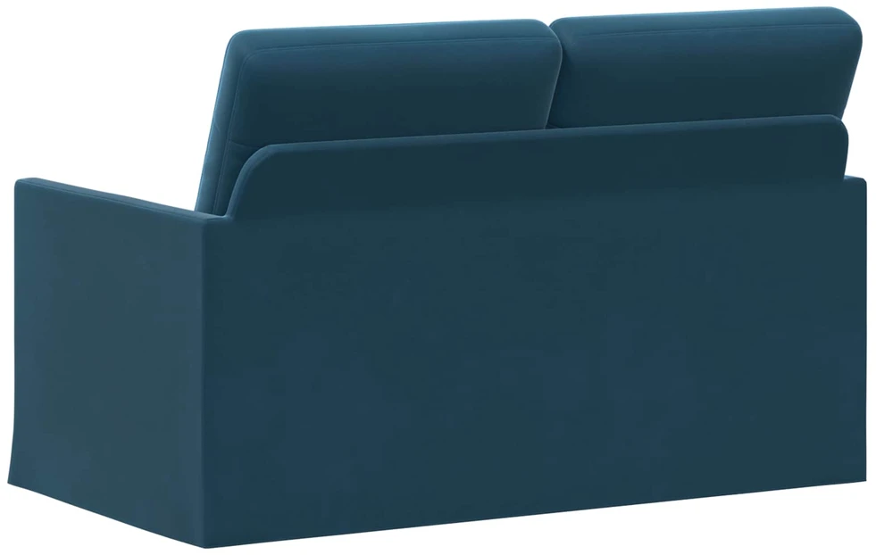 Dviejų vietų sofa Mėlyna 130 x 81 x 82 cm Aksomas