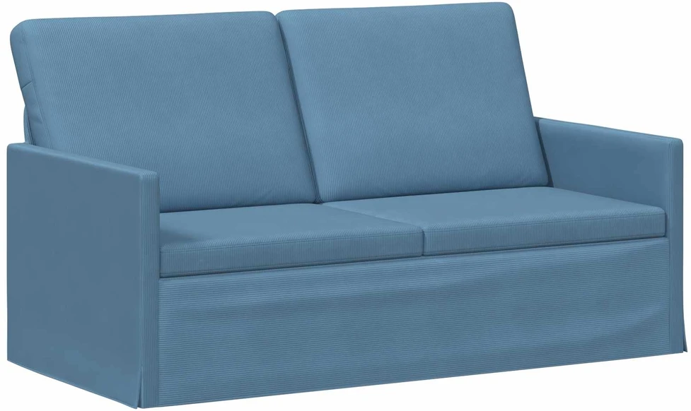 Dviejų vietų sofa Mėlyna 150 x 81 x 82 cm Kordūrinis audinys