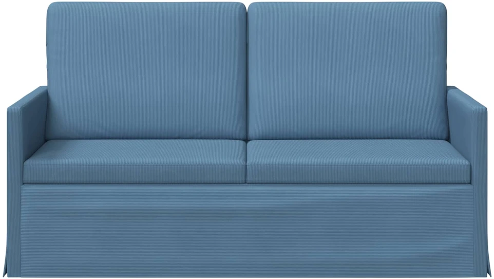 Dviejų vietų sofa Mėlyna 150 x 81 x 82 cm Kordūrinis audinys