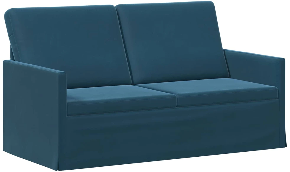 Dviejų vietų sofa Mėlyna 150 x 81 x 82 cm Aksomas