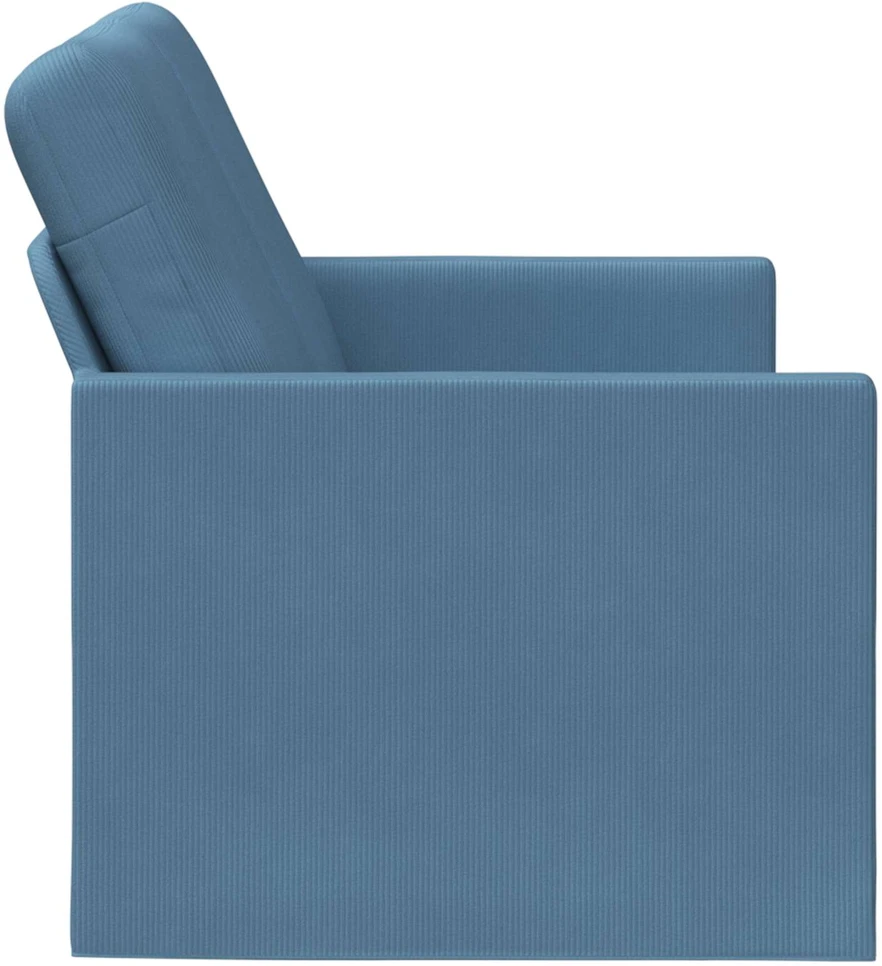Dviejų vietų sofa Mėlyna 150 x 81 x 82 cm Kordūrinis audinys