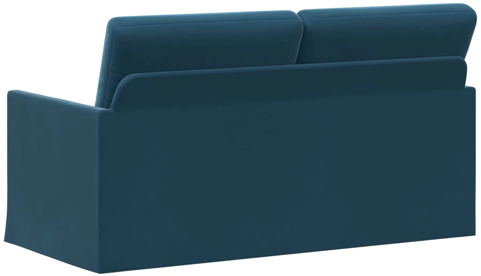 Dviejų vietų sofa Mėlyna 150 x 81 x 82 cm Aksomas