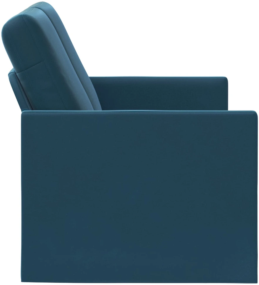 Dviejų vietų sofa Mėlyna 150 x 81 x 82 cm Aksomas