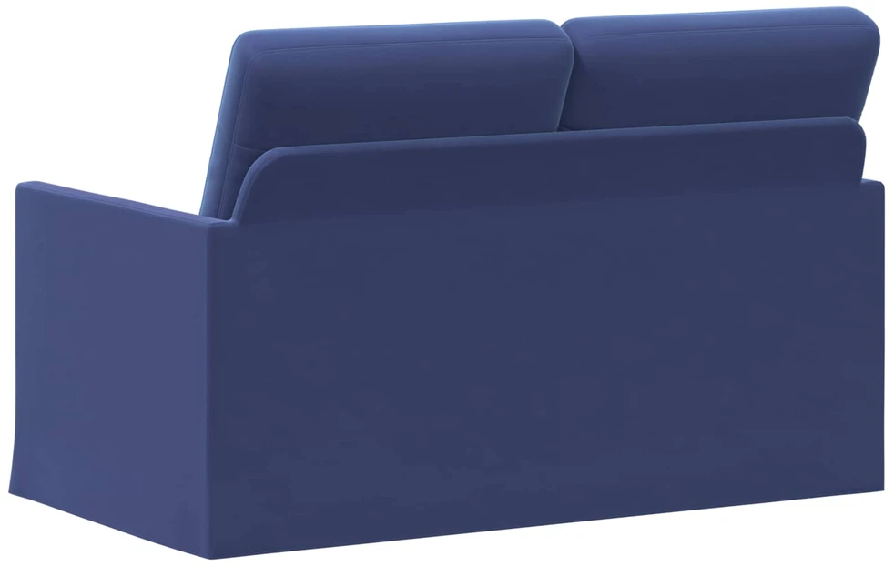 Dviejų vietų sofa Policijos mėlyna 130 x 81 x 82 cm Aksomas