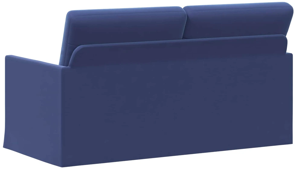 Dviejų vietų sofa Policijos mėlyna 150 x 81 x 82 cm Aksomas