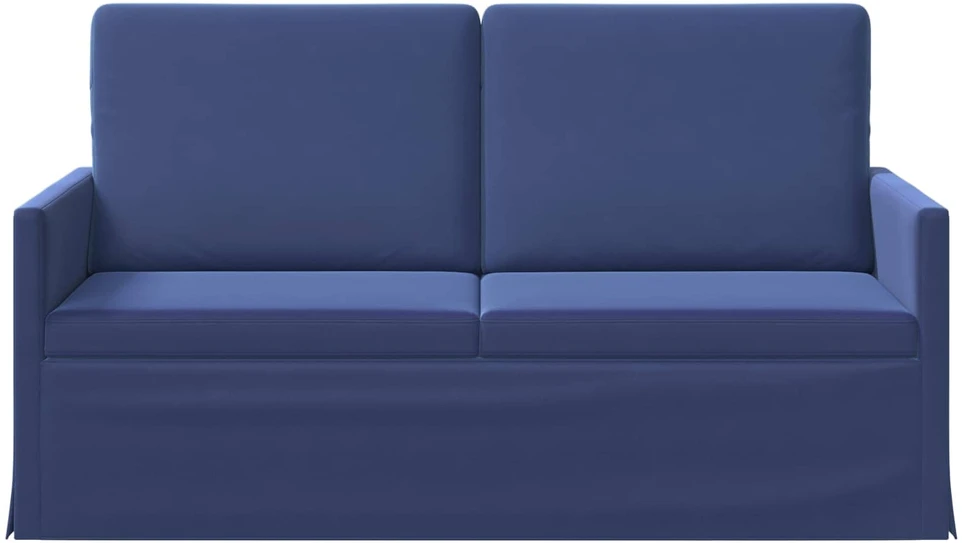 Dviejų vietų sofa Policijos mėlyna 150 x 81 x 82 cm Aksomas