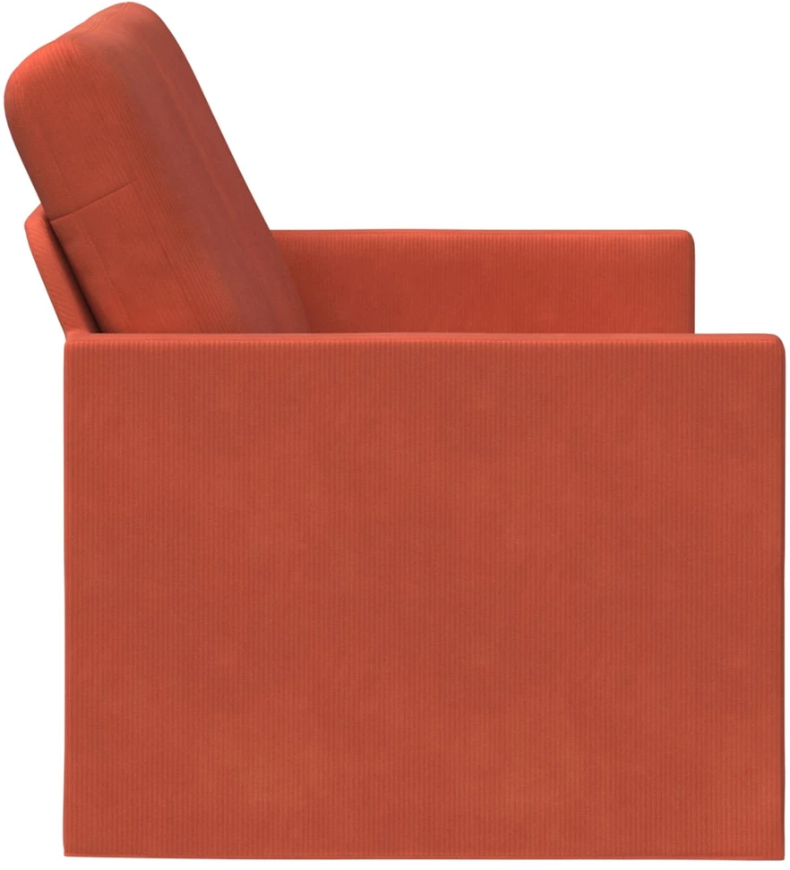 Dviejų vietų sofa Raudona oranžinė 150 x 81 x 82 cm
