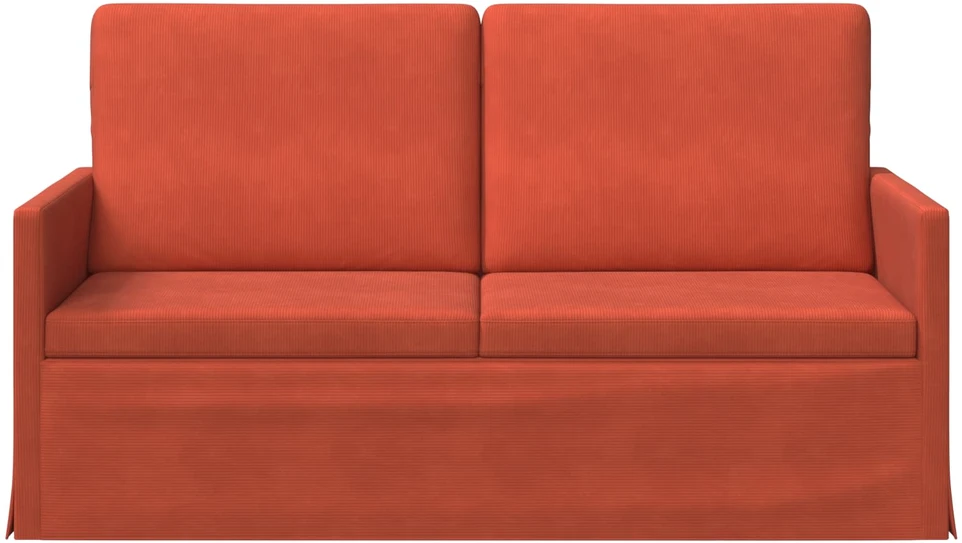 Dviejų vietų sofa Raudona oranžinė 150 x 81 x 82 cm