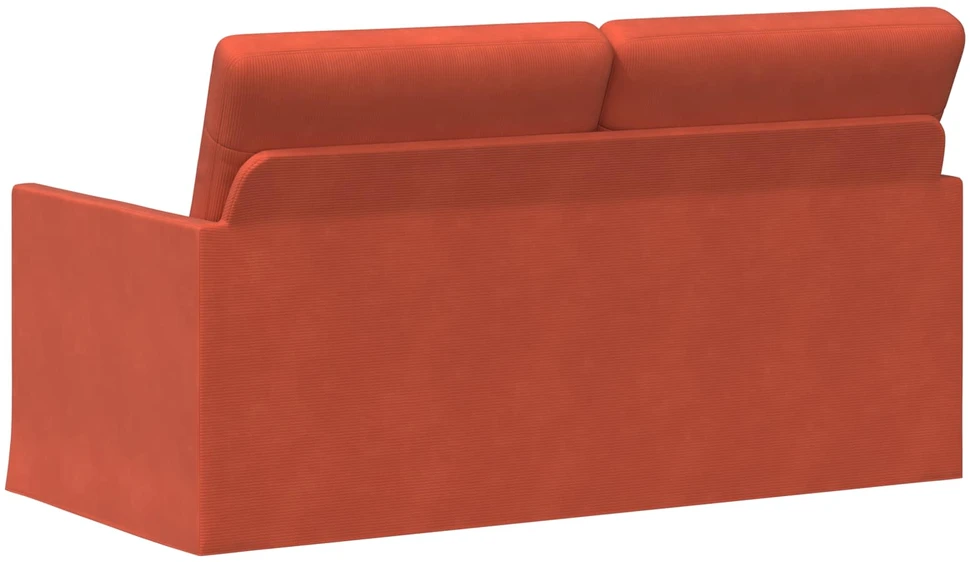 Dviejų vietų sofa Raudona oranžinė 150 x 81 x 82 cm