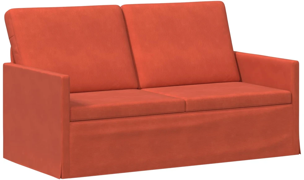 Dviejų vietų sofa Raudona oranžinė 150 x 81 x 82 cm