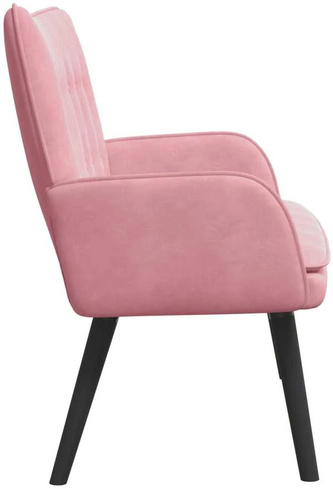 Dvitaškė sofa Rožinė 115 x 61 x 87 cm Aksomas