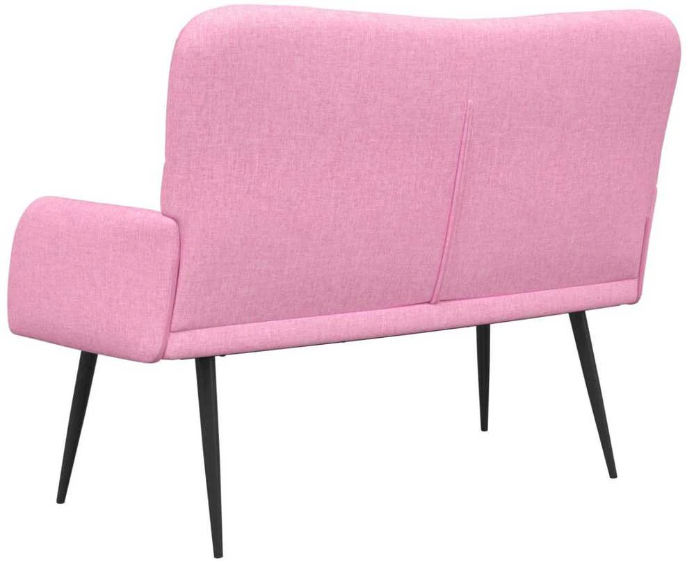 Dvitaškė sofa Rožinė 115 x 61 x 87 cm Audinys