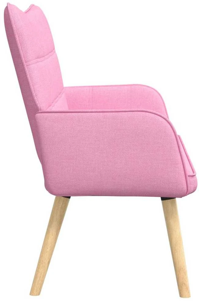 Dvitaškė sofa Rožinė 115 x 61 x 87 cm Audinys