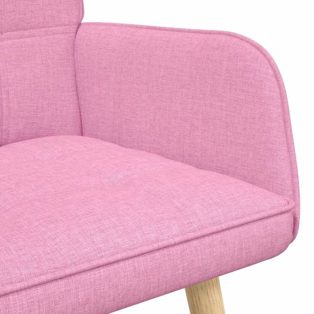 Dvitaškė sofa Rožinė 115 x 61 x 87 cm Audinys